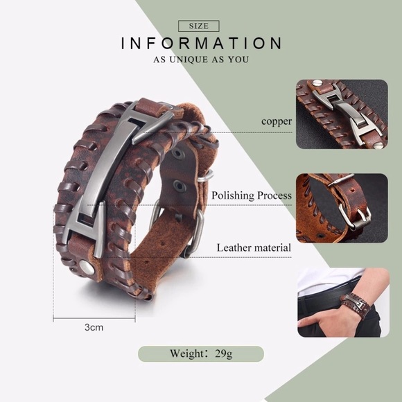 Leather Bracelet - Picture 1 of 3